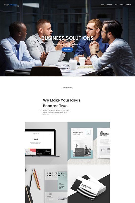 phlox wordpress theme business