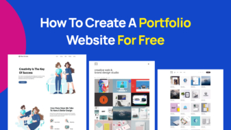 How to Create a Portfolio Website for Free