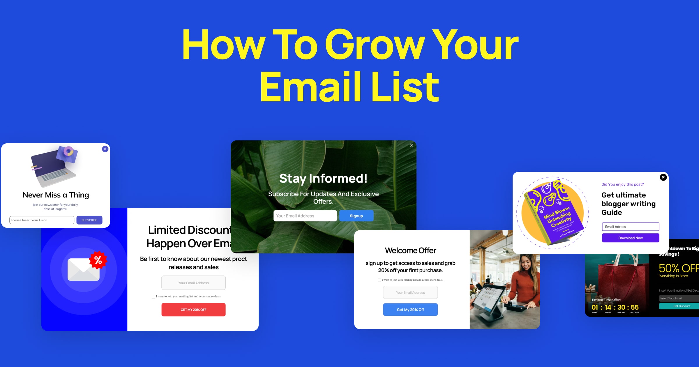 How to Grow Your Email List-min